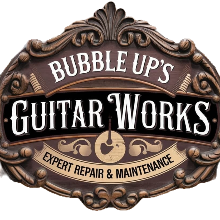 Bubble Ups Guitar Works Logo